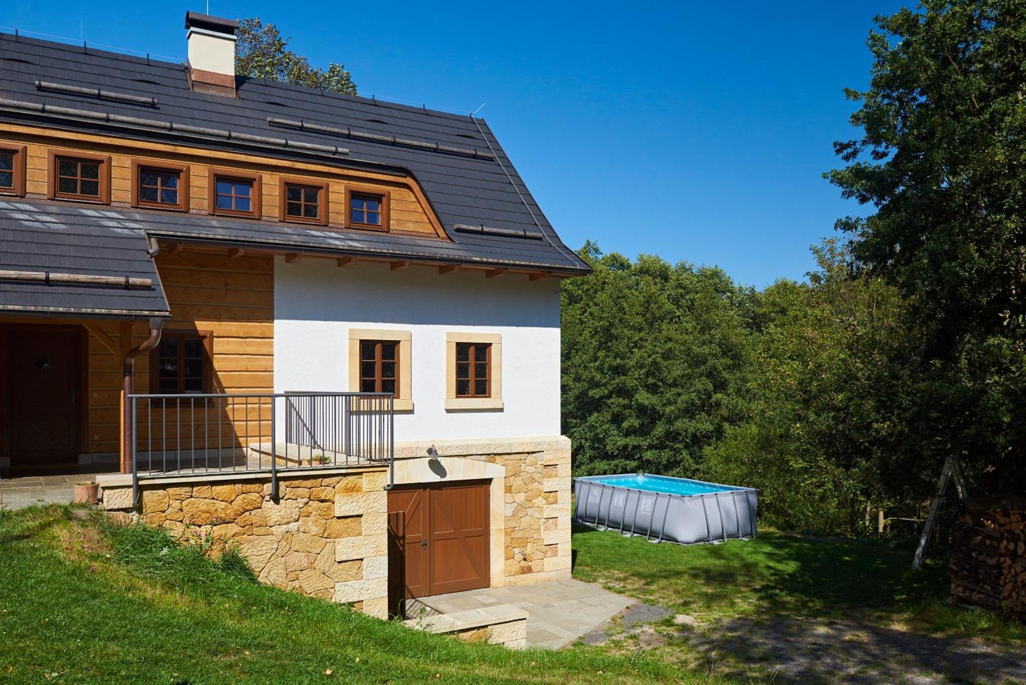 Na Jeleni Stezce Villa Chribska Exterior photo